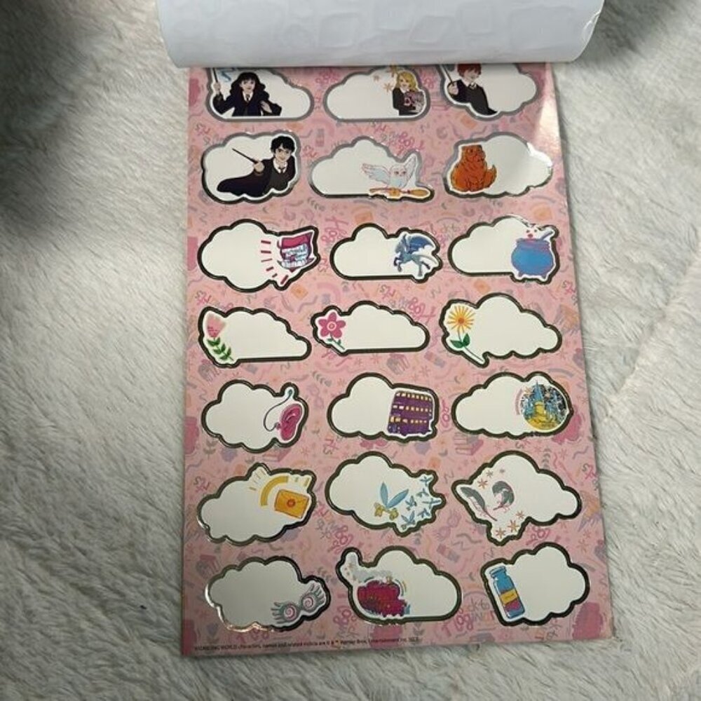Harry Potter Sticker Booklet Stickers approx 250 scrapbook stickers Licensed NEW - Picture 7 of 13